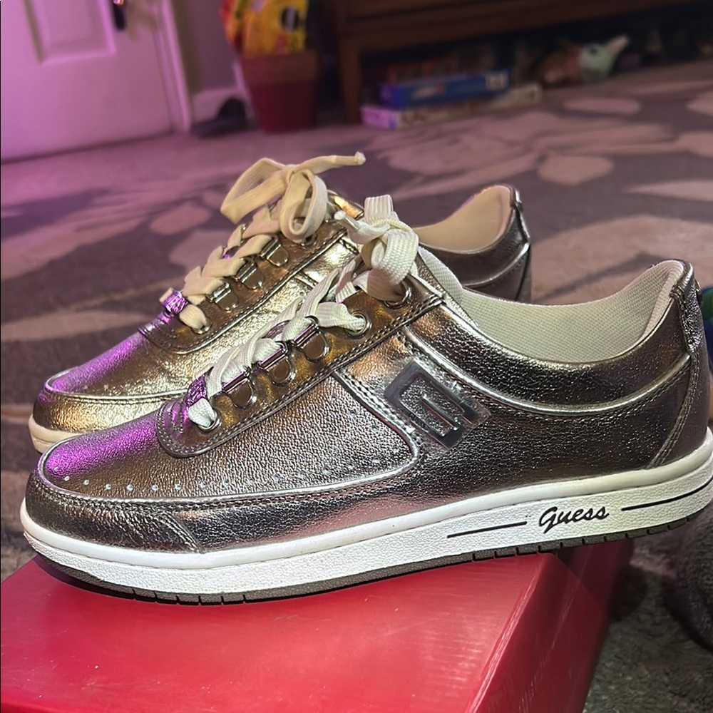 Guess Women's Silver Sneakers